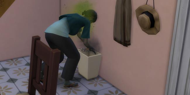 SIms 4 for rent infected sim cleaning bin