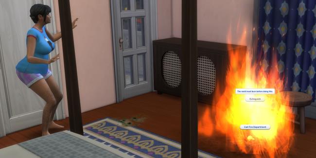 The Sims 4 For Rent burning mold